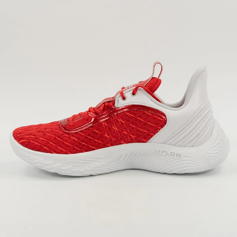 Under Armour Team Curry 9 Flow White Team Red 3025631-100 Basketball Multi Size